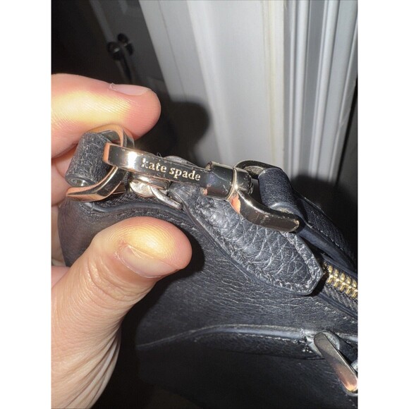 Kate Spade Monica Pebbled Leather Crossbody Bag Purse Black WKR00258 - MSRP $279 - Picture 10 of 10